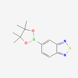 molecular formula C12H15BN2O2S B1372209 Benzo[c][1,2,5]thiadiazole-5-boronic acid pinacol ester CAS No. 1168135-03-2