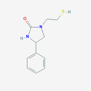 4-Phenyl-1-(2-sulfanylethyl)imidazolidin-2-one