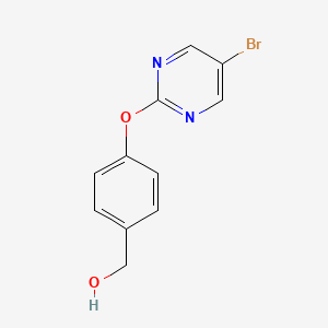 [4-(5-Bromopyrimidin-2-yloxy)phenyl]methanol