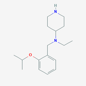 molecular formula C17H28N2O B13722246 N-Ethyl-N-(2-isopropoxybenzyl)piperidin-4-amine 