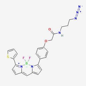 molecular formula C24H21BF2N6O2S B13722306 BDP TR azide 