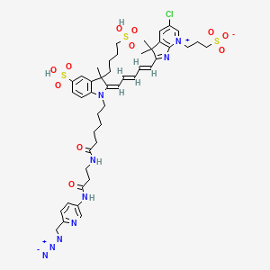 molecular formula C45H56ClN9O11S3 B13722314 APDye 680 Picolyl Azide 