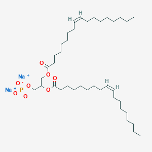molecular formula C39H71Na2O8P B13722328 disodium;2,3-bis[[(Z)-octadec-9-enoyl]oxy]propyl phosphate 