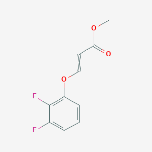 molecular formula C10H8F2O3 B13722390 Methyl 3-(2,3-Difluorophenoxy)acrylate 