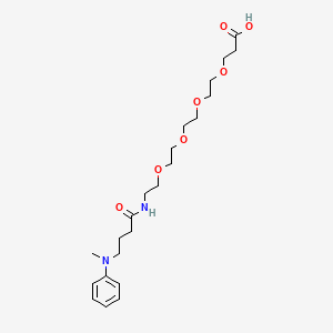 molecular formula C22H36N2O7 B13722408 Dimethylanaline-PEG4-acid 