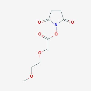 molecular formula C9H13NO6 B13722442 M-Peg-nhs ester 