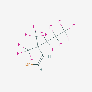 molecular formula C8H2BrF13 B13722568 (Z)-1-bromo-4,4,5,5,6,6,6-heptafluoro-3,3-bis(trifluoromethyl)hex-1-ene 