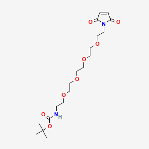 molecular formula C19H32N2O8 B13722663 Mal-PEG4-NH-Boc 