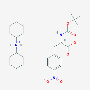 molecular formula C26H41N3O6 B13722699 Boc-4-nitro-L-phenylalanine dicyclohexylammonium salt 
