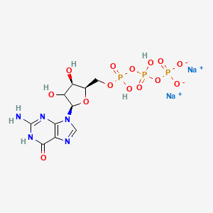 molecular formula C10H14N5Na2O14P3 B13722833 Guanosine 5-triphosphate disodium salt 