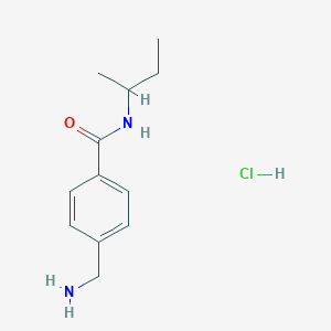 4-(aminomethyl)-N-(butan-2-yl)benzamide hydrochloride