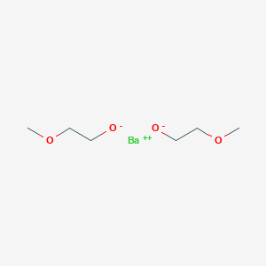 molecular formula C6H14BaO4 B13722860 barium(2+);2-methoxyethanolate 