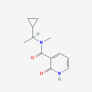 N-(1-cyclopropylethyl)-N-methyl-2-oxo-1,2-dihydropyridine-3-carboxamide
