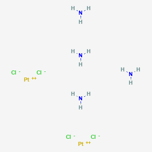 molecular formula Cl4H12N4Pt2 B13722947 azane;platinum(2+);tetrachloride CAS No. 13820-45-6