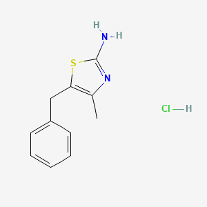 5-Benzyl-4-methyl-1,3-thiazol-2-amine hydrochloride