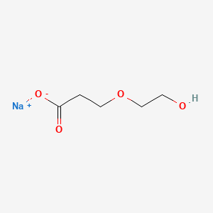molecular formula C5H9NaO4 B13723113 Hydroxy-PEG1-acid sodium salt 