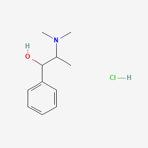 molecular formula C11H17NO.ClH<br>C11H18ClNO B13723181 DL-Methylephedrine hydrochloride CAS No. 942-46-1