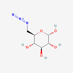 molecular formula C6H11N3O5 B13723402 alpha-D-Glucopyranose, 6-azido-6-deoxy- CAS No. 138331-98-3