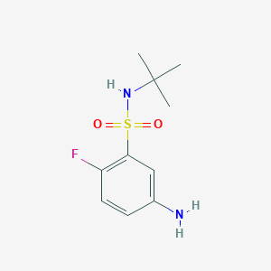 5-amino-N-tert-butyl-2-fluorobenzene-1-sulfonamide
