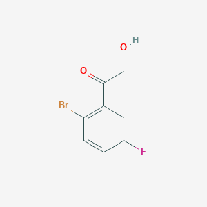 molecular formula C8H6BrFO2 B13723621 2'-Bromo-5'-fluoro-2-hydroxyacetophenone 