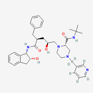 molecular formula C36H47N5O4 B13723648 Indinavir-D-6 