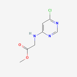 molecular formula C7H8ClN3O2 B1372367 Methyl (6-chloropyrimidin-4-yl)glycinate CAS No. 1086386-57-3