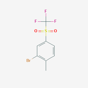 2-Bromo-1-methyl-4-(trifluoromethylsulfonyl)benzene