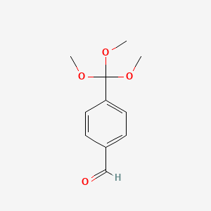 molecular formula C11H14O4 B13723792 4-(Trimethoxymethyl)benzaldehyde 