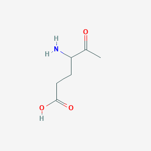 molecular formula C6H11NO3 B13723822 4-Amino-5-oxohexanoic acid 