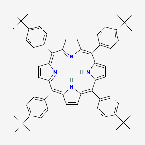 molecular formula C60H62N4 B13723857 meso-Tetra(4-tert-butylphenyl) Porphyrin 