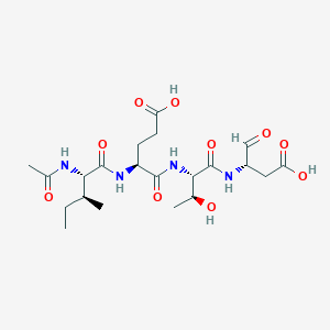 molecular formula C21H34N4O10 B13723889 Ac-Ile-Glu-aThr-Asp-al 