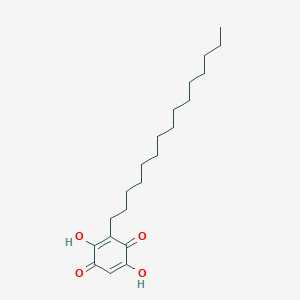 molecular formula C21H34O4 B13723968 2,5-Dihydroxy-3-pentadecyl-1,4-benzoquinone 