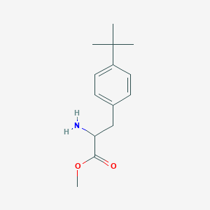 molecular formula C14H21NO2 B13724060 Methyl 2-amino-3-(4-tert-butylphenyl)propanoate 