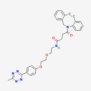 molecular formula C32H30N6O4 B13724183 Methyltetrazine-PEG2-DBCO 