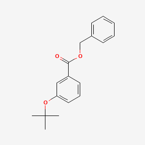 molecular formula C18H20O3 B13724217 Benzyl 3-(tert-Butoxy)benzoate 
