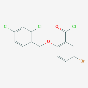 5-Bromo-2-[(2,4-dichlorobenzyl)oxy]benzoyl chloride
