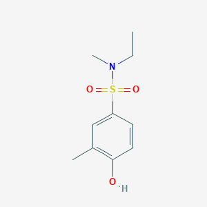 molecular formula C10H15NO3S B13724322 N-Ethyl-4-hydroxy-3,N-dimethylbenzenesulfonamide 