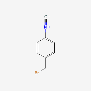 molecular formula C8H6BrN B13724337 Bromo(alpha-)-pi-tolunitrile 