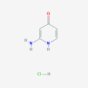 molecular formula C5H7ClN2O B1372435 2-Amino-4-hydroxypyridine hydrochloride CAS No. 1187932-09-7
