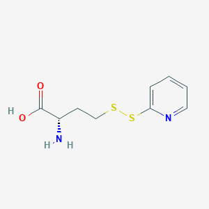 molecular formula C9H12N2O2S2 B13724356 S-(Pyridin-2-ylthio)-L-homocysteine 