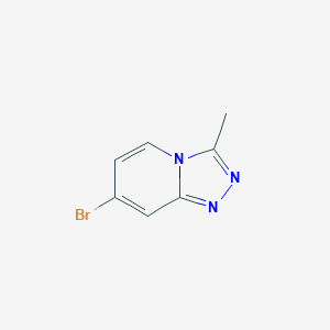 molecular formula C7H6BrN3 B1372441 7-Bromo-3-methyl-[1,2,4]triazolo[4,3-a]pyridine CAS No. 1190927-76-4