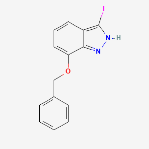 molecular formula C14H11IN2O B1372444 7-(Benzyloxy)-3-iodo-1H-indazole CAS No. 944899-22-3