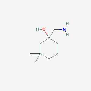 molecular formula C9H19NO B1372448 1-(Aminomethyl)-3,3-dimethylcyclohexanol CAS No. 911099-61-1