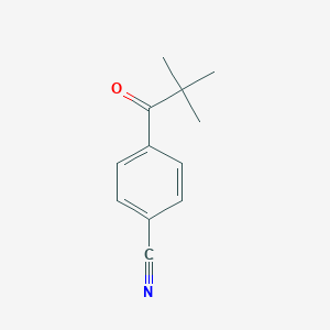 molecular formula C12H13NO B137245 4'-Cyano-2,2-dimethylpropiophenone CAS No. 150009-08-8