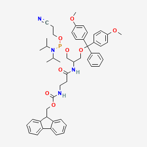 molecular formula C51H59N4O8P B13724527 Amino-Modifier Serinol Phosphoramidite 