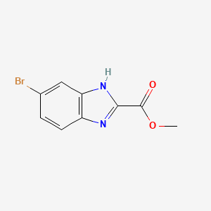 molecular formula C9H7BrN2O2 B1372457 6-Bromo-1H-benzoimidazole-2-carboxylic acid methyl ester CAS No. 885280-00-2