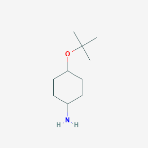 molecular formula C10H21NO B1372460 4-Tert-butoxycyclohexanamine CAS No. 951625-97-1