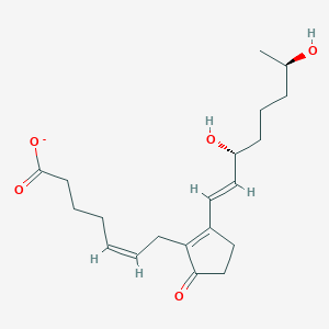 molecular formula C20H29O5- B13724734 19(R)-hydroxy Prostaglandin B2 