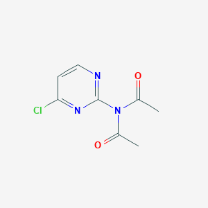 molecular formula C8H8ClN3O2 B13724770 N-Acetyl-N-(4-chloro-2-pyrimidinyl)acetamide 