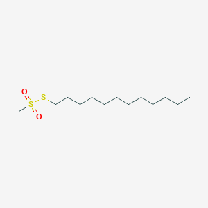 molecular formula C13H28O2S2 B13724788 4-Dechloro-3-chloro indomethacin 